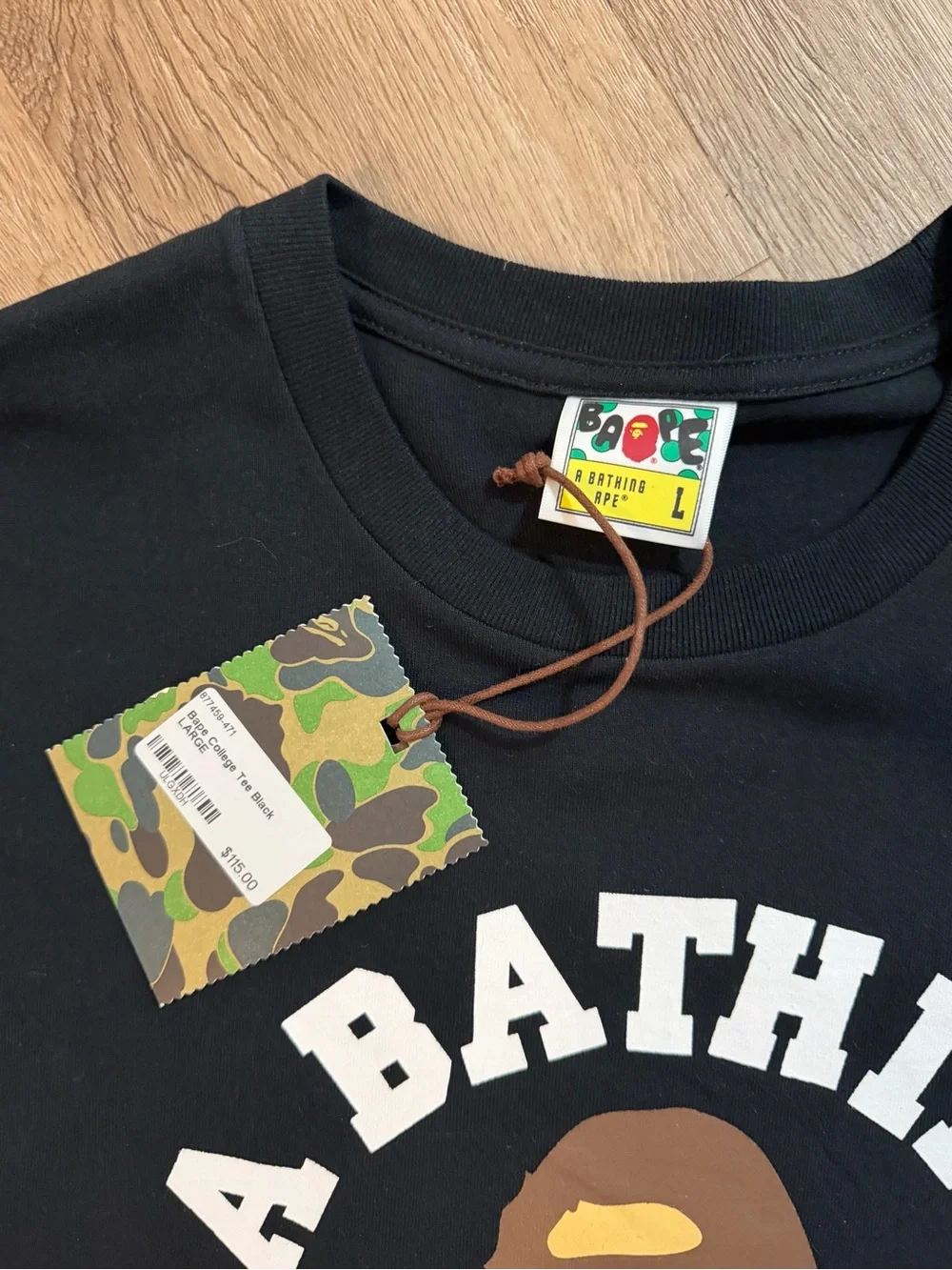 Bape college men’s T-shirt brand new never worn still has tags.